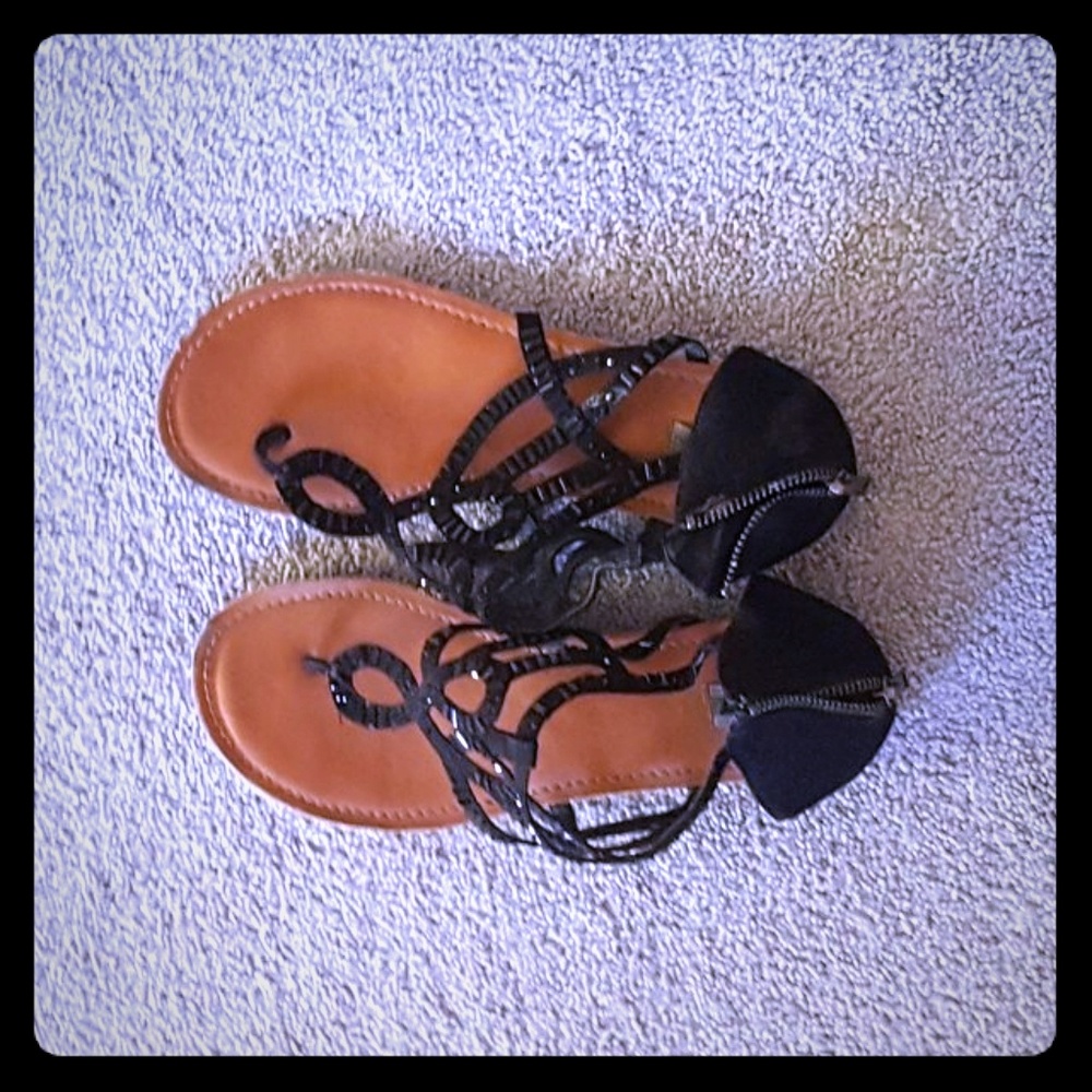 Black sandals